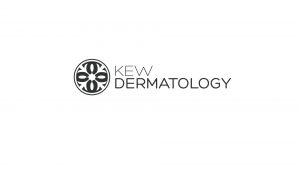 Kew Dermatology logo design