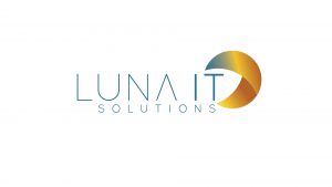 Luna IT Solutions logo design