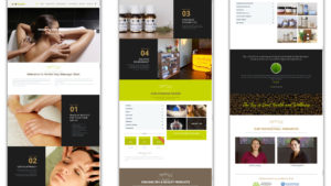 Herbal Key Massage Clinic website design and development